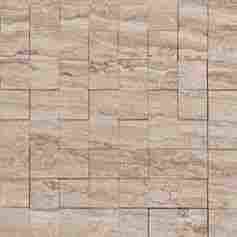 Мозаика Allmarble Mosaico Travertino 3D Nat - Lux