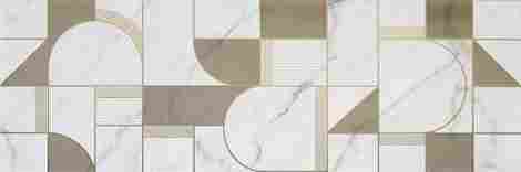 Декор Allmarble Wall Decoro Club Satin Golden White 40x120