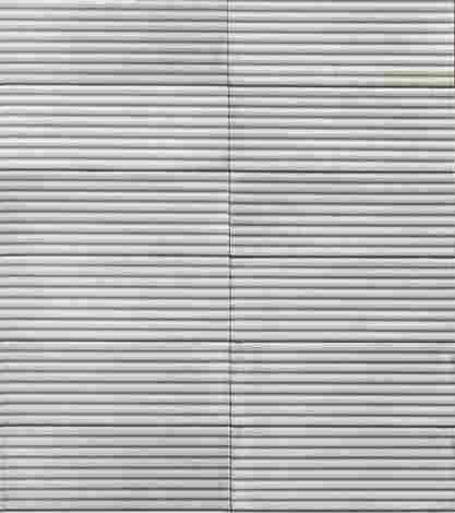 Керамогранит Rice Grigio Struttura Pleat 3D Lux 7,5x20
