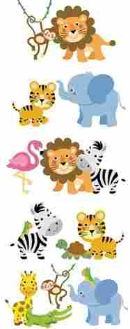 Панно Kids Safari (из 5 плиток) 40x100