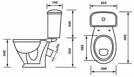 Оскольская керамика Детский Унитаз-компакт, косой выпуск, с сиденьем полипропилен фото 2