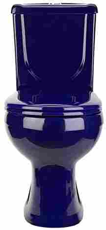 Оскольская керамика Ирида Стандарт Унитаз-компакт, горизонтальный выпуск, с сиденьем полипропилен, синий фото 3