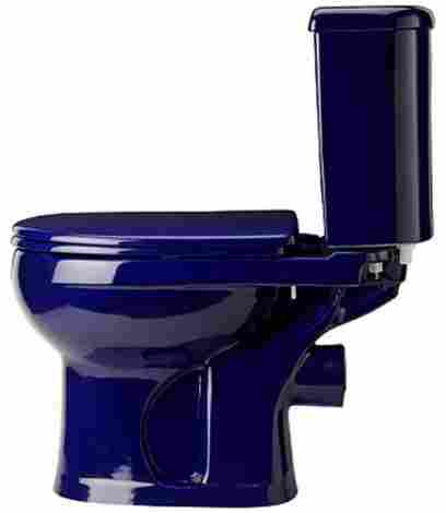 Оскольская керамика Ирида Стандарт Унитаз-компакт, горизонтальный выпуск, с сиденьем полипропилен, синий фото 4
