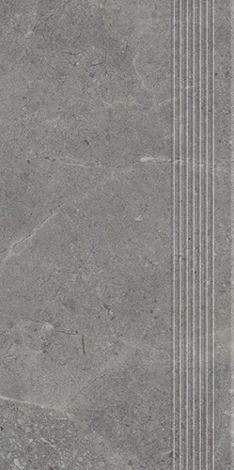 Ступень Archicross Concrete Grey Stopnica prasowana mat 29,8x59,8 фото 2