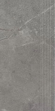 Ступень Archicross Concrete Grey Stopnica prasowana mat 29,8x59,8 фото 3