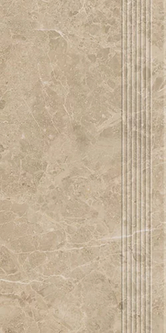Ступень Archicross Stone Beige Stopnica prasowana mat 29,8x59,8 фото 3