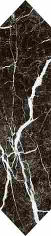 Декор Arctic Storm Nero heksalong polysk 6,5x29,8 фото 4