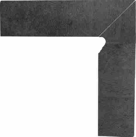 Плинтус Bazalto Grafit Cokol 2 El-Prawy 8,1x30
