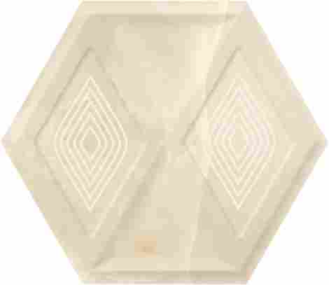 Плитка Illusion Beige Heksagon Struktura Polysk 17,1x19,8