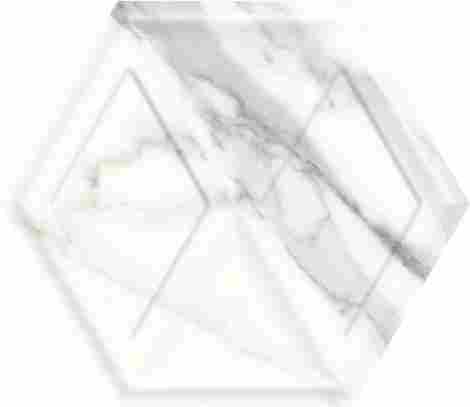Плитка Morning Bianco Heksagon Struktura Polysk 17,1x19,8