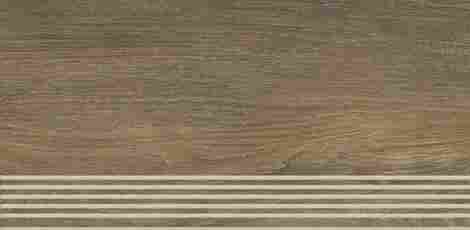 Ступень Roble Brown Stopnica Prosta mat 29,4x59,9