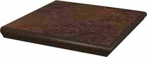 Ступень Semir Brown наружная с капиносом структурная 33x33