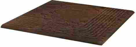 Ступень Semir Brown рефленая наружная структурная 30x30