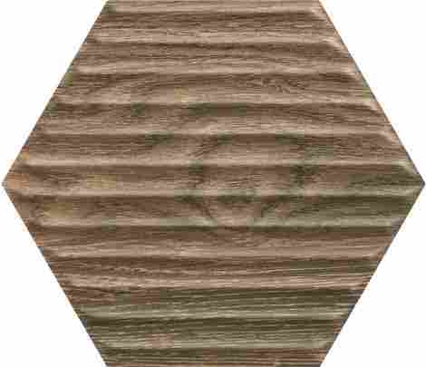 Плитка Serene Brown Heksagon Struktura 17,1x19,8 фото 4