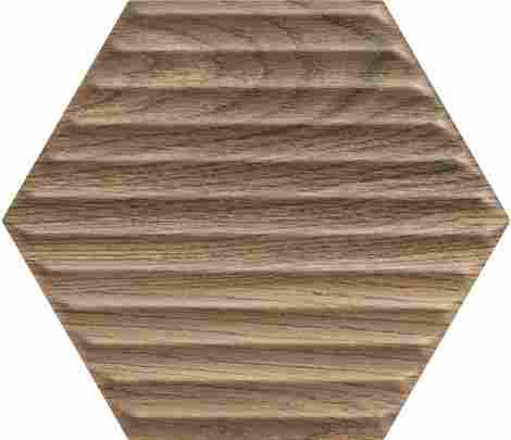 Плитка Serene Brown Heksagon Struktura 17,1x19,8 фото 6