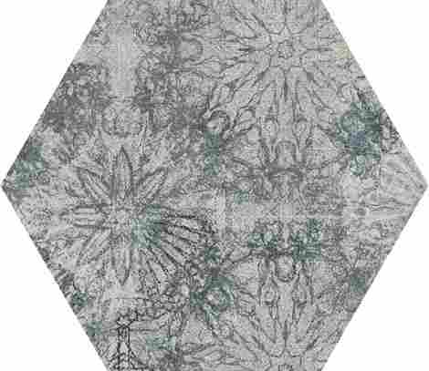 Плитка Sweet Grey Heksagon Struktura Polysk 17,1x19,8 фото 4