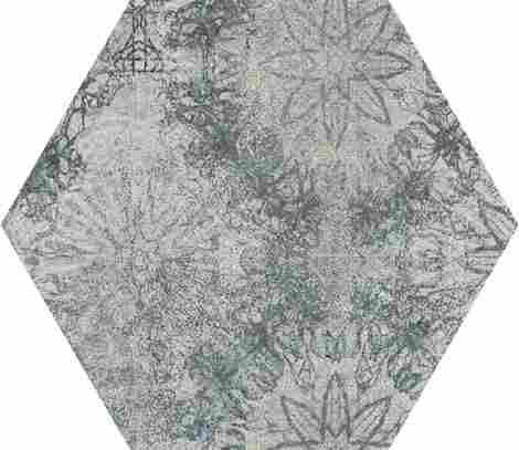 Плитка Sweet Grey Heksagon Struktura Polysk 17,1x19,8 фото 6