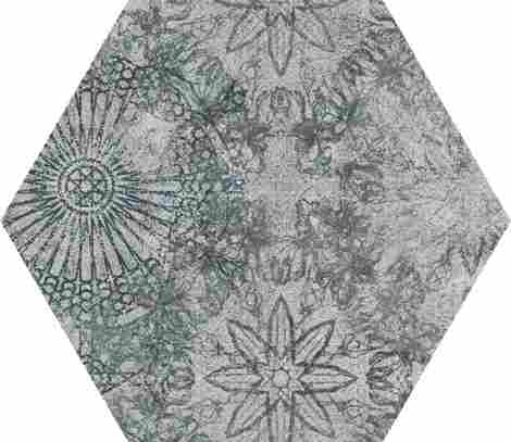 Плитка Sweet Grey Heksagon Struktura Polysk 17,1x19,8
