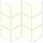 Мозаика Uniwersalna Mozaika prasowana Bianco romb braid