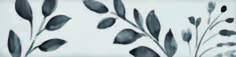 Керамогранит Harmony Aqua Anthracite Decor 6x24,6 фото 5