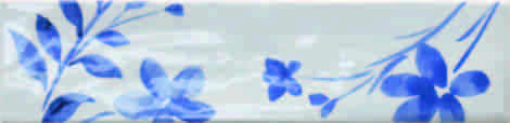 Керамогранит Harmony Aqua Blue Decor 6x24,6