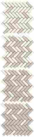 Растяжка мозаичная Terracruda Mosaico Degrade Calce-Luce 33,2x128,8
