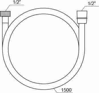 Ravak Шланг для душа SatinFlex 1,5 м 913.00 фото 2