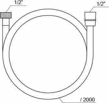 Ravak Шланг для душа SatinFlex 2 м 913.02 фото 2