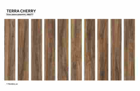 Керамогранит Terra Cherry Matt 20x120 фото 2