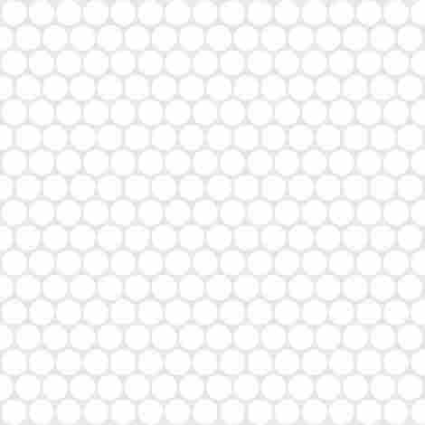 Мозаика Extra Light Circle White Стекло 1,8x1,8