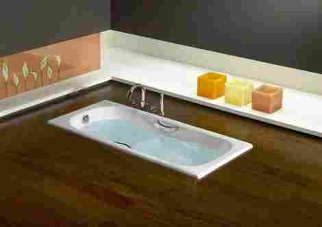 Roca Malibu 150x75 Ванна чугунная 7231560000 без отверстий под ручки фото 2