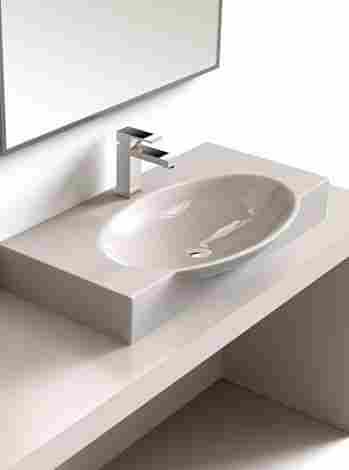 Sanita Luxe Infinity 65 (Signo) Раковина накладная мебельная, белая фото 2