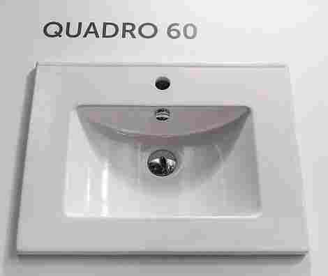 Sanita Luxe Quadro 60 Раковина встраиваемая, белая фото 7