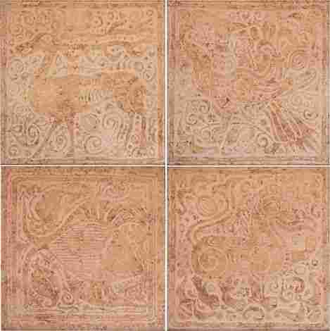 Плитка Родос бежевая декоративная 33x33