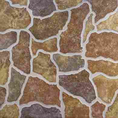 Плитка Скифы коричневая 33x33