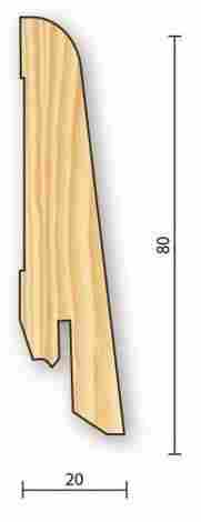 Art Плинтус шпонированный Голд Даст фото 2