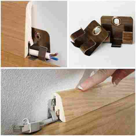 Клипса для плинтуса Clipstar (50 шт/уп) фото 3