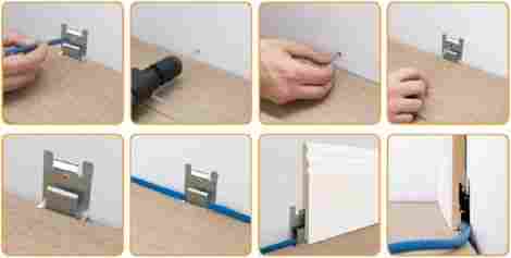 Клипса для плинтуса Clipstar МДФ (32 шт/уп) фото 2