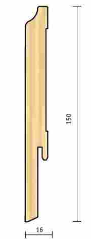 Плинтус декоративный МДФ Белый Готический фото 2