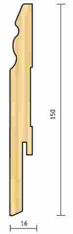 Плинтус декоративный МДФ Белый Романский фото 2