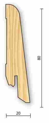 Tango Плинтус шпонированный Дуб Айвори фото 2