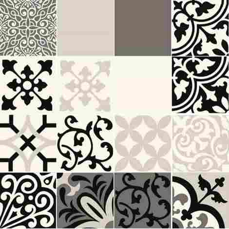 Панно Beat of White 16-elementowy Patch A декор 59,8x59,8