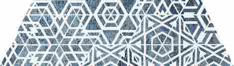 Декор Boho 5 Элемент мозаики 7,2x25,4