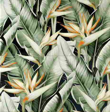 Панно Floris (из 2-х плиток) 60,8x61,8