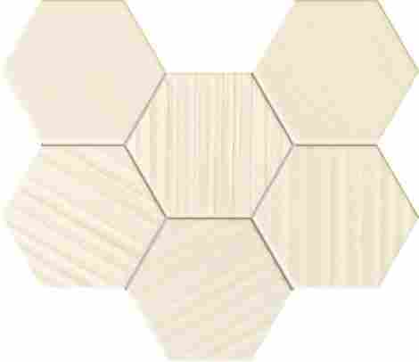 Декор Horizon Мозаика hex ivory 22,1x28,9