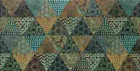 Декор Margot Dekor green geo 30,8x60,8
