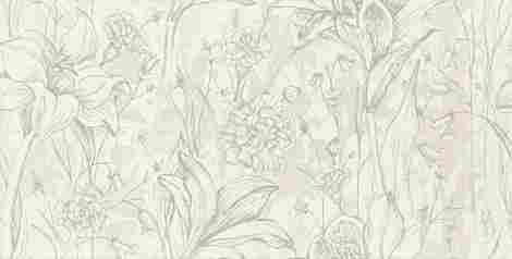 Плитка Melia white flower 30,8x60,8