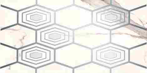 Декор Nella Dekor white 22,3x44,8
