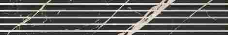 Бордюр Nella Listwa black 7,1x44,8
