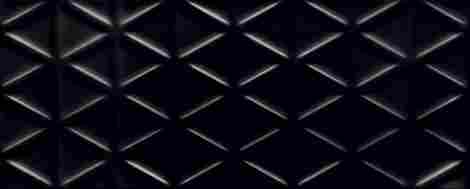 Плитка Senza geo black STR 29,8x74,8
